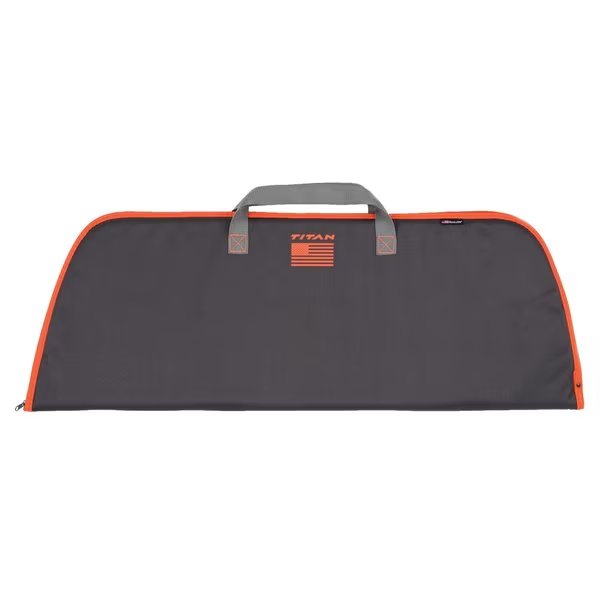 Fire Youth Bow Case, Fits Bows up to 4 in. L, Including Genesis Bows, Gray/Orange, Titan, Mfr#: 6103